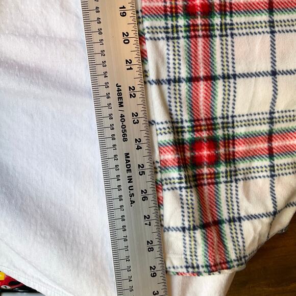 Wondershop Women Sleepwear Pants size XL White Orange Soft Fleece Elastic Waist - Picture 4 of 9